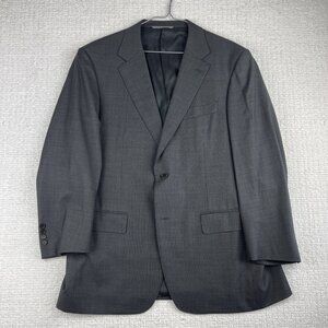 Canali Men's Charcoal Gray Wool Stretch Sportcoat 37R Blazer Made in Italy
